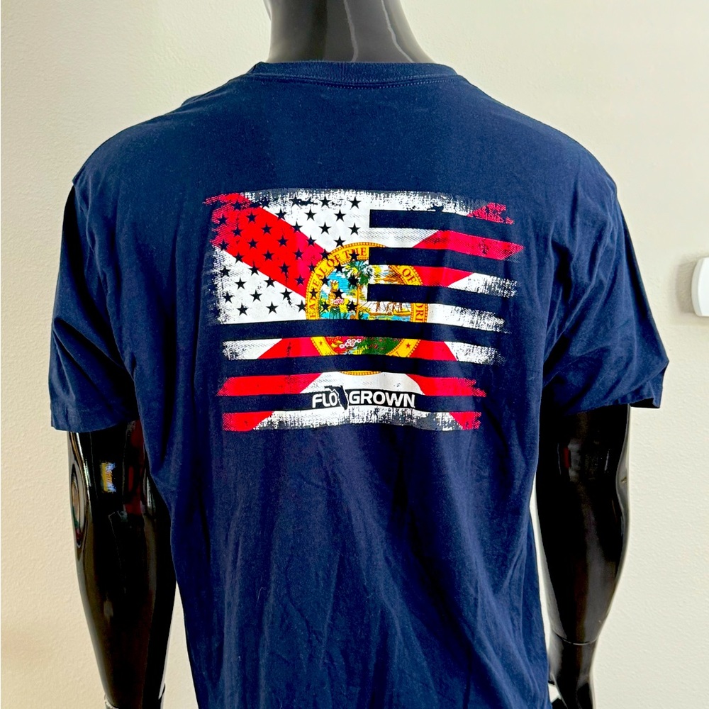 Flogrown t shirt - Blue Florida Flag